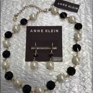 Anne Klein necklace & earrings set NWT